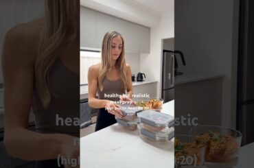 ITS TIME TO LOCK IN: healthy meal prep, grocery list & high protein recipes #easyrecipe #healthyfood