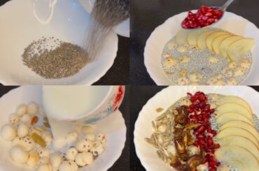 Healthy PCOS Friendly Breakfast | Makhana Chia Pudding | Weightloss Recipe For PCOS & Thyroid