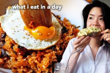 what i eat in a day (gut health friendly meals)