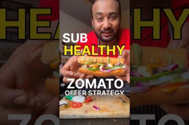 Zomato offer strategy with Mexican healthy sub recipe #shorts #cloudkitchen #zomato #sub