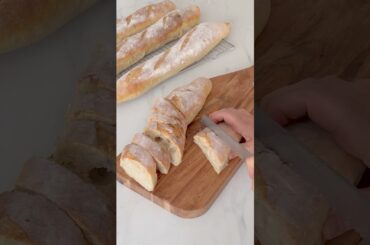 Baguette Bread|#easy#recipe#yummy#food#bread#baguette#foodie#health#healthy#shorts#eat#reel#french