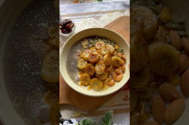 #shorts Healthy Breakfast recipes with banana  #shortsfeed #food #banana #healthyrecipes