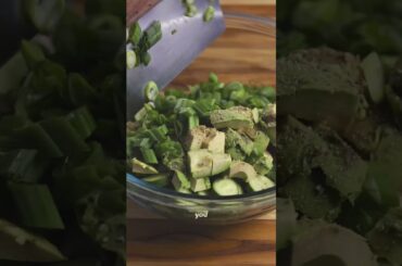 Easy Cucumber Avocado Salad   Quick Sesame Salad Recipe for Meal Prep #mealprep #cucumber #avocado