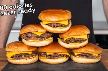 I Made 9 Low-Calorie Burgers To Store In The Freezer