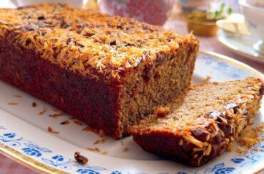 Moist Oatmeal banana bread very healthy recipe