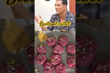 Akshay Kumar Shares Healthy Beetroot Snack Recipe #shorts #akshaykumar #tikki#cooking #easyrecipe