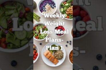 Weekly Weight Loss Meal Plan Vegetarian Plan (High Fiber, Low Calorie) #diet #dietplan #weightloss