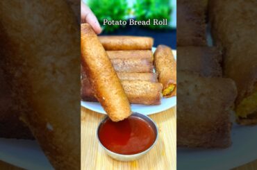 Trending Recipe of Bread Roll | easy breakfast recipes #shorts #bread #breadrolls #recipe #trending