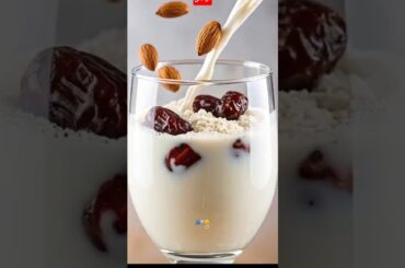 Healthy Breakfast Ideas | High Protein Shake with Almonds & Dates