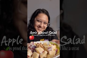 Crunchy Apple Walnut Salad with Creamy Yogurt Dressing | Easy Recipe