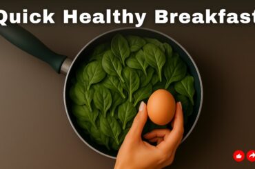 spinach egg recipe Will Surprise You! quick healthy breakfast