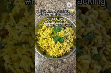 Have you ever tried Murmura Poha for a light and healthy snack? Sushila | Uggani | Indian breakfast