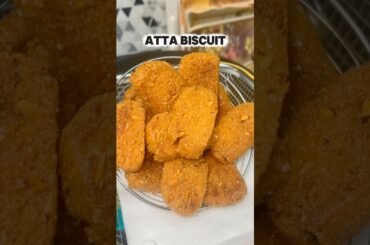 Crispy & Healthy Atta Biscuits  #trendingshorts #trendingsong #easyrecipe #attabiscuits #shortfeed