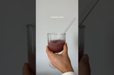 How to Make a Naturally Sweet & Healthy Smoothie | Blackberry Peach Blend #smoothie #healthyrecipes