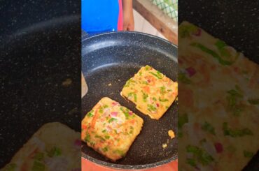 Breakfast Recipe | One Pan Egg Toast | Healthy Egg sandwich #shorts #trending #breakfastsandwich