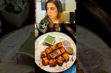 @FarahKhanK Favourite Paneer Tikka Recipe #ytshorts #celebrity #viralvideo #healthy#fyp