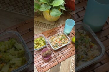 Mix Veg Friedrice and Sauted Broccoli for Thursday’s Lunchbox#viral#trending#lunchbox#fyp#shorts
