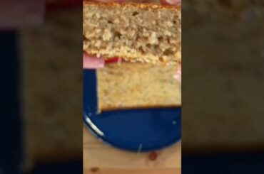 Warning: this healthy bread is addictive. Watch full recipe on my channel. #baking #healthy #easy