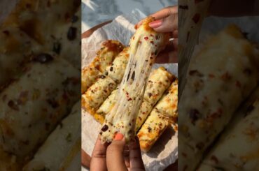 Cheesy Garlic Bread #ashortaday #garlicbread