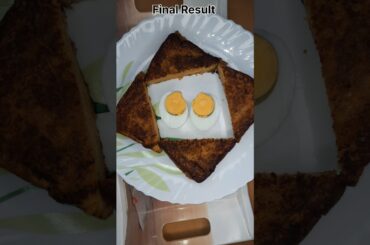 Healthy Bread Egg Recipe (Honey Version) #shorts #viral #trending #youtubeshorts #reels
