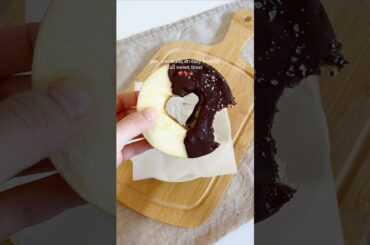 4 ingredients easy healthy apple sandwich #easyrecipe #apple #healthy