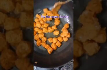 Quick recipe - Soya chunks fry | Recipes with mealmaker #healthy #quick lunch box #fastfood #cooking
