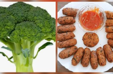 Broccoli Recipes | Crispy Broccoli Snacks Recipe in Tamil | Quick Tea Time Snacks | Broccoli cutlet