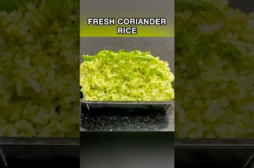 Healthy Coriander rice in 5 mins | Quick Lunch Recipe