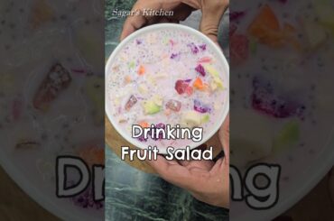 Healthy Sago Fruit Salad Recipe #Shorts #FruitSalad