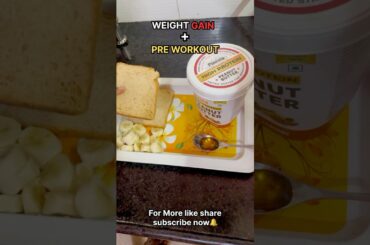 Best Weight Gain and pre workout Meal | Peanut Butter Banana Honey Sandwich #pintolapeanutbutter