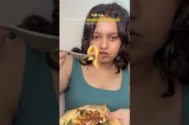 Asked ChatGPT to make snack #ytshorts #youtubeshorts #food #trending #recipe #chatgpt #viralvideo