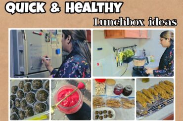 Quick Healthy Snacks & Lunchbox Meal Prep | Homemade Easy Recipes for Everyone