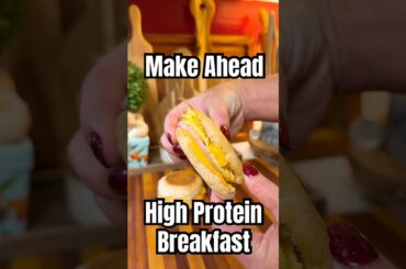 Delicious High Protein Breakfast Sandwiches to Prep! #recipe