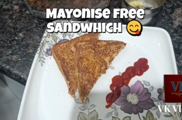 No Mayo Sandwich | Quick & Healthy Sandwich Recipe | Veg Snack
