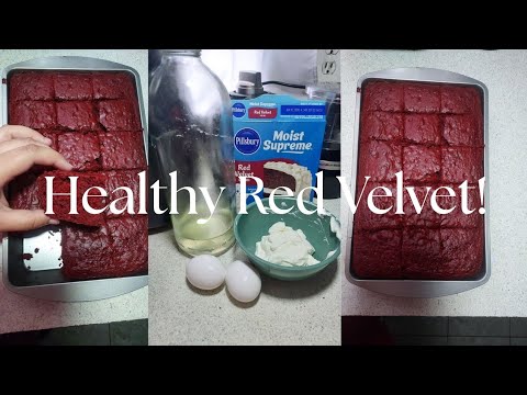 Healthier Red Velvet Cake with Greek Yogurt | Low Calorie Recipe Healthier Red Velvet Cake with Greek Yogurt | Low Calorie Recipe