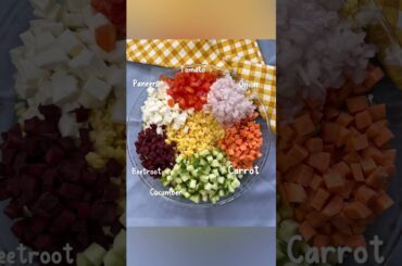 High-Protein Dal & Paneer Salad | Healthy Weight Loss Salad Recipe | Vegetarian Protein Meal