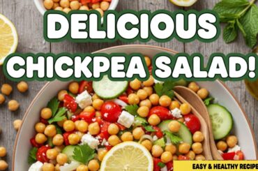 Healthy Chickpea Salad | Quick & Easy Protein-Packed Recipe | Salad Recipe For Weight Loss