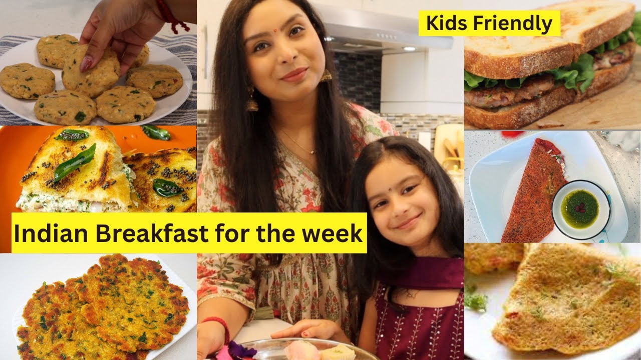 7 Kid-Friendly Indian Veg Breakfasts | Easy & Quick Under 15 Mins 7 Kid-Friendly Indian Veg Breakfasts | Easy & Quick Under 15 Mins