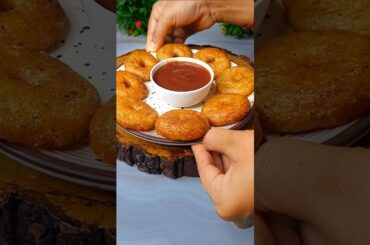 Potato Rings Recipe Easy | Crispy Aloo Rings | Healthy & Spicy Potato Snack #shorts