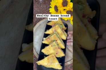 Quick & Healthy Besan Bread Toast | 5-Min Evening Snack | Lunchbox Special | Quick Breakfast Recipe