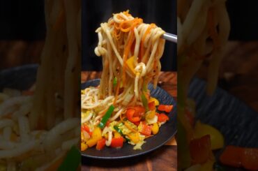 Udon Stir Fry Noodle #cooking #asmr#healthyrecipes