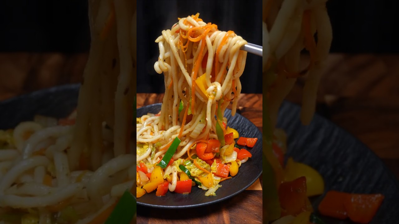 Udon Stir Fry Noodle #cooking #asmr#healthyrecipes Udon Stir Fry Noodle #cooking #asmr#healthyrecipes