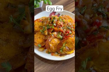 Egg Fry | Boiled Egg Fry Recipe | #eggrecipe #viralvideo #shorts #healthyfood #reels #recipe