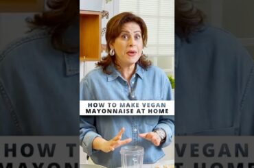 HEALTHY Vegan Mayonnaise in 5 mins at Home! #amritaraichand #vegan #mayonnaise #healthy #burger