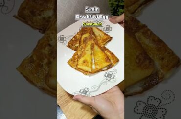 Easy Breakfast Egg Sandwich Hack|One Pan Egg Toast#shorts#youtubeshorts#shortsfeed#sandwich#viral#1m