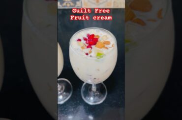 No Cream Fruit Cream #diet #healthy #weightloss #food #viral #recipe #lowcalorie #sugarfree #shorts