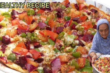 The Ultimate Healthy Pizza Sandwich @Kabitaskitchen