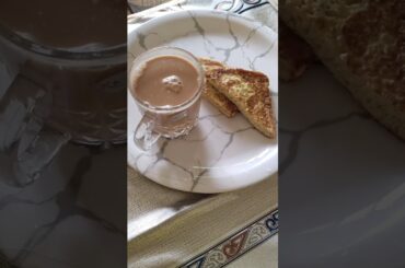 Healthy French Toast with Multi Grain Bread,Egg,Cream,sugarfree Sweetner, Desi Ghee #frenchtoast