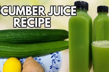“Cucumber Juice Recipe | Refreshing Detox Drink for Weight Loss, Glowing Skin & Hydration”