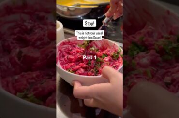 Coconut Curd Beetroot Salad for weight Loss | Healthy Quick Easy Salad | Beetroot Raita